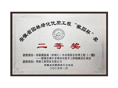 信阳荣获2025“徽园杯”奖二等奖