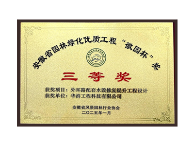 信阳荣获2025“徽园杯”奖三等奖